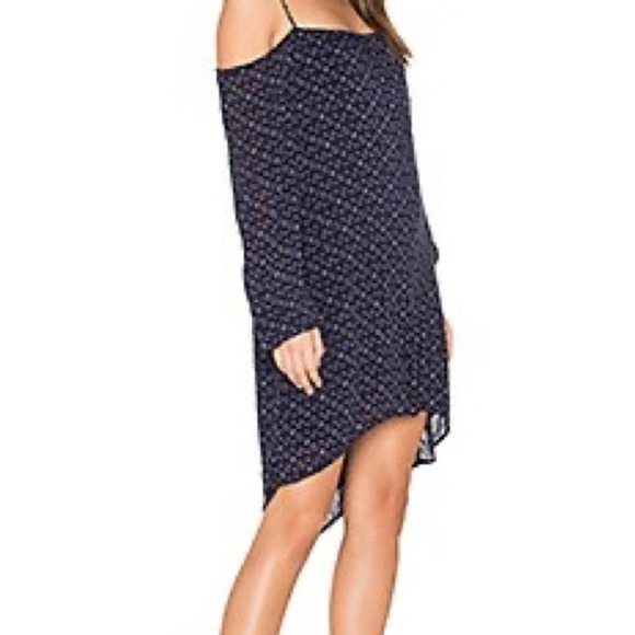 Cloth & Stone Cold Shoulder Swing Dress in‎ True Navy - XS - Picture 2 of 7